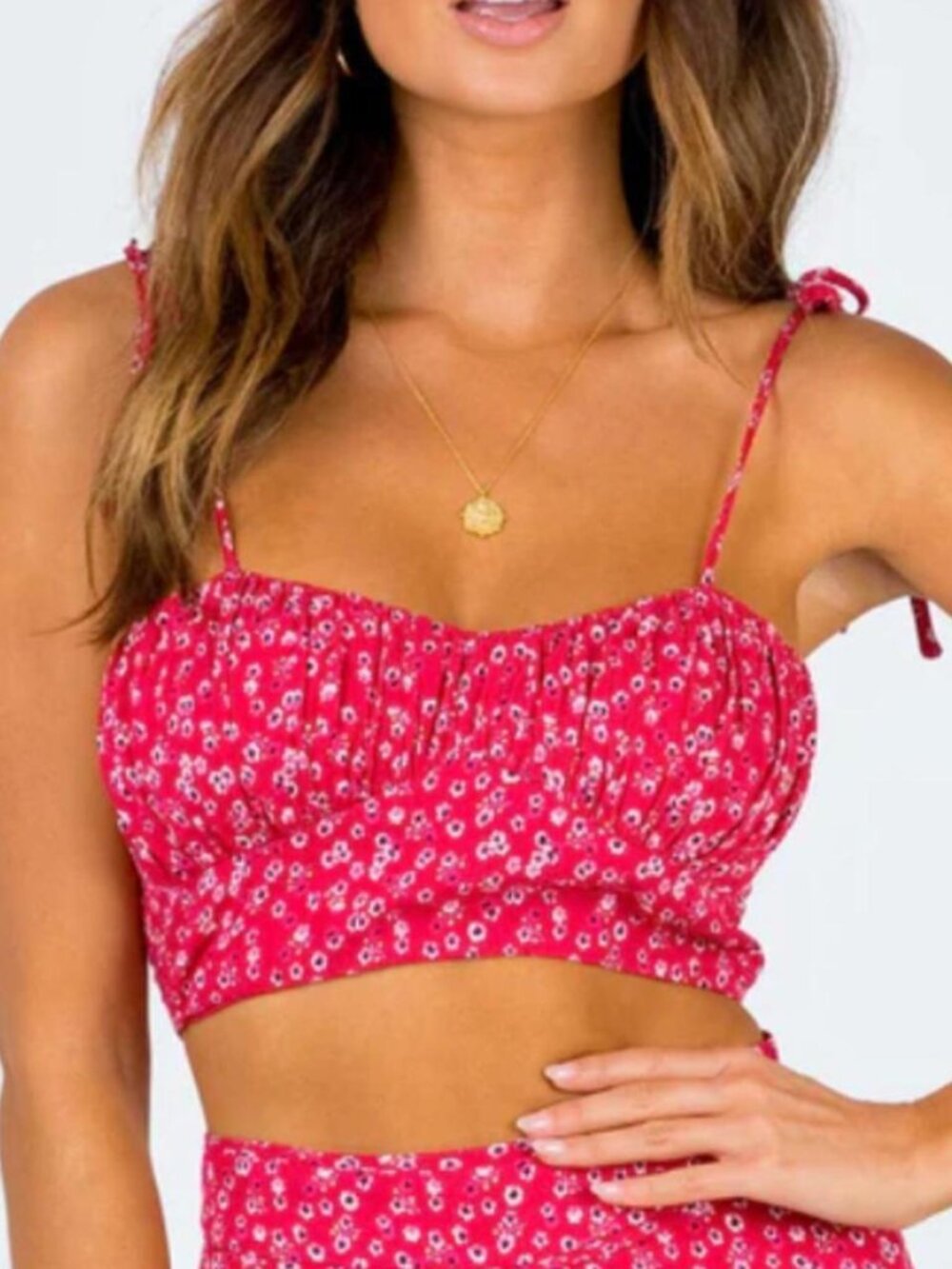 Princess Polly Carly Top in Red